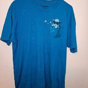 Pokemon Squirtle Pocket Monster Blue XL T-Shirt